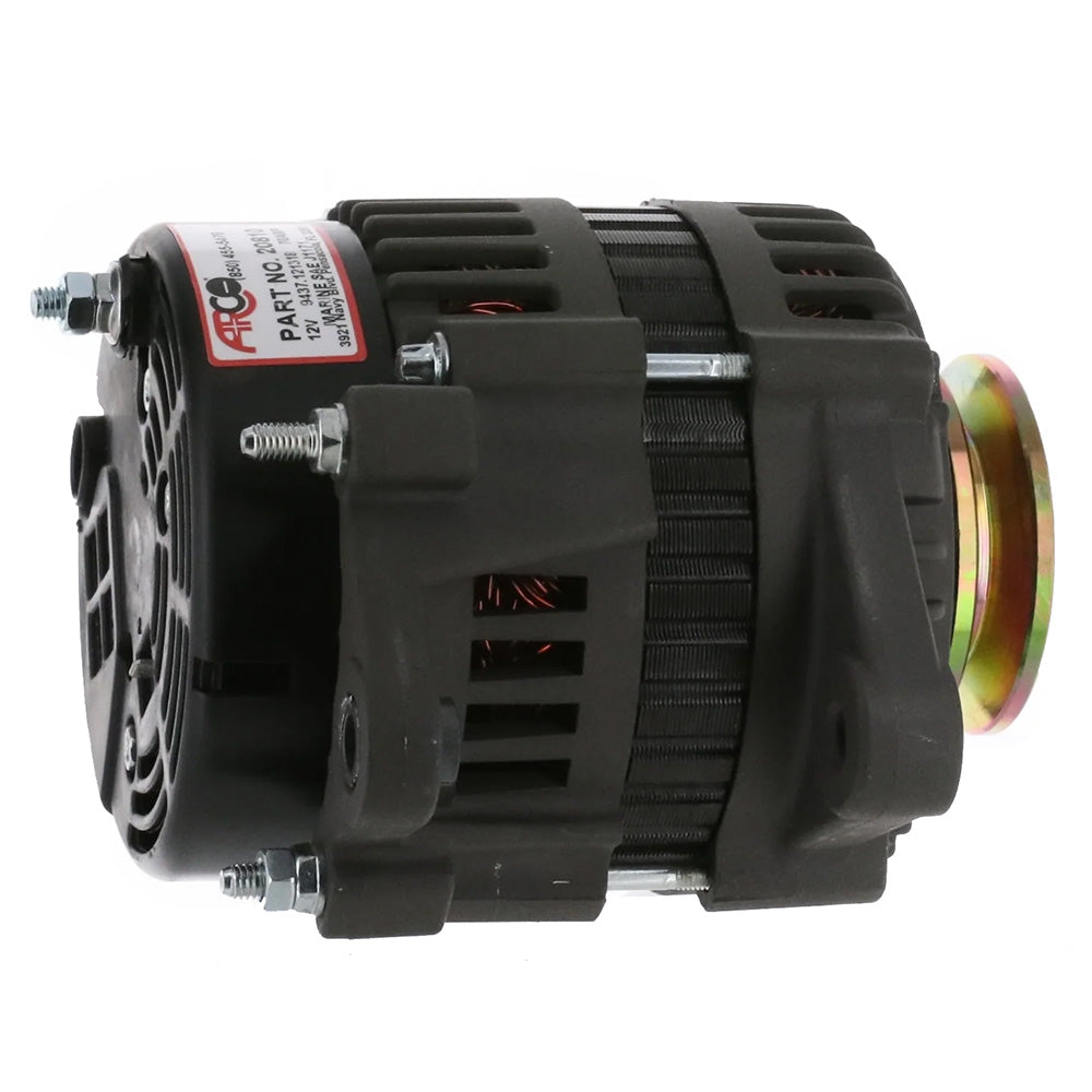ARCO Marine Premium Replacement Alternator wSingleGroove Pulley  12V 70A