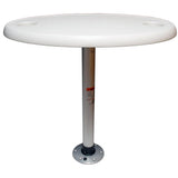 Springfield White Oval Table Package  18 x 30 Threadlock
