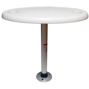 Springfield White Oval Table Package  18 x 30 Threadlock