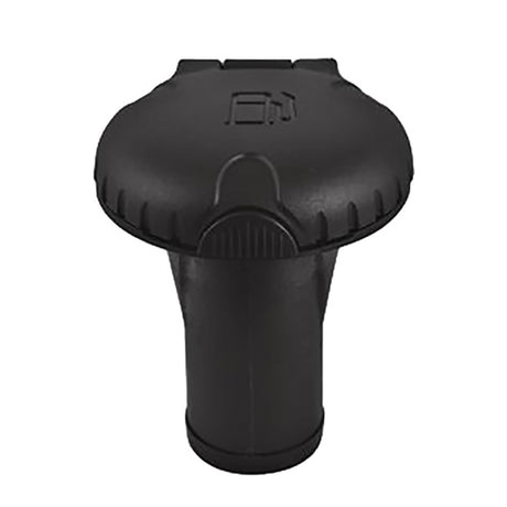 Attwood Deck Fills fPressure Relief Systems  Straight Body  Scalloped Black Plastic Cap