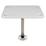 Springfield 16 x 28 Rectangle Table Package  White ThreadLock
