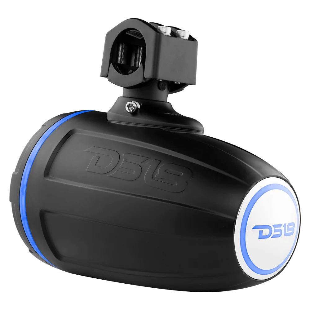 DS18 HYDRO 175 Driver Wakeboard Pod Tower Speaker wIntegrated RGB LED Lights  Black  900W