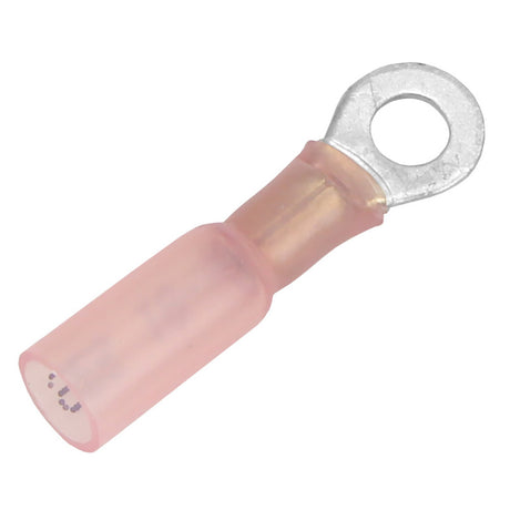 Pacer 2218 AWG Heat Shrink Ring Terminal  10 Stud Size  3 Pack