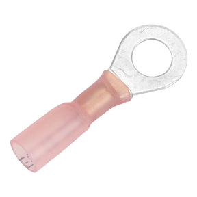 Pacer 2218 AWG Heat Shrink Ring Terminal  14 Stud Size  100 Pack