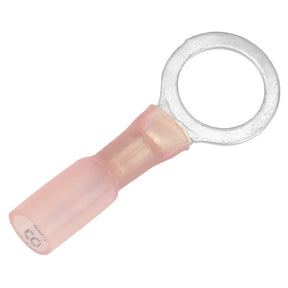 Pacer 2218 AWG Heat Shrink Ring Terminal  38 Stud Size  25 Pack