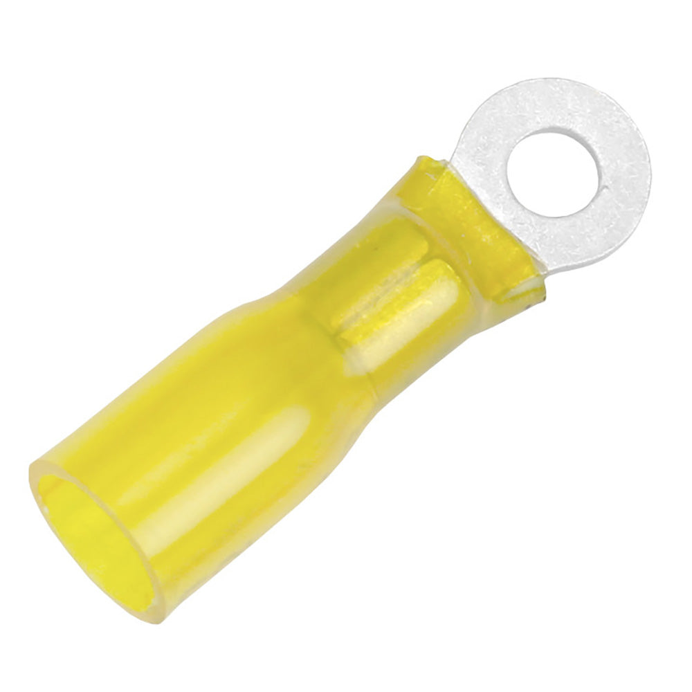 Pacer 1210 AWG Heat Shrink Ring Terminal  10 Stud Size  25 Pack