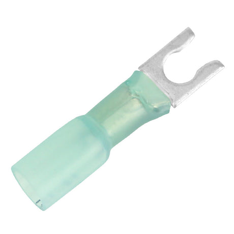 Pacer 1614 AWG Heat Shrink Spade Terminal  10 Stud Size  25 Pack