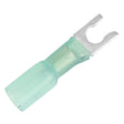 Pacer 1614 AWG Heat Shrink Spade Terminal  10 Stud Size  100 Pack