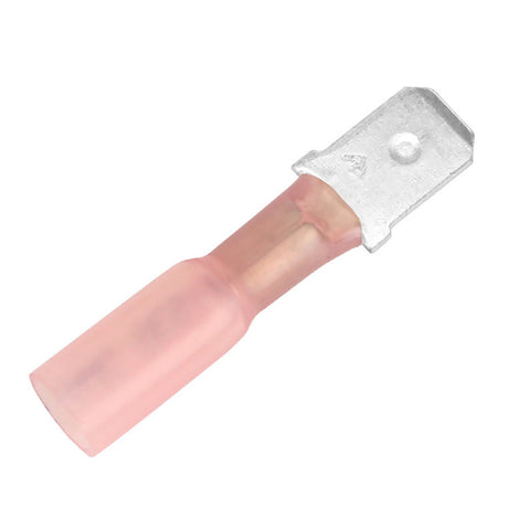 Pacer 2218 AWG Heat Shrink Male Disconnect  25 Pack