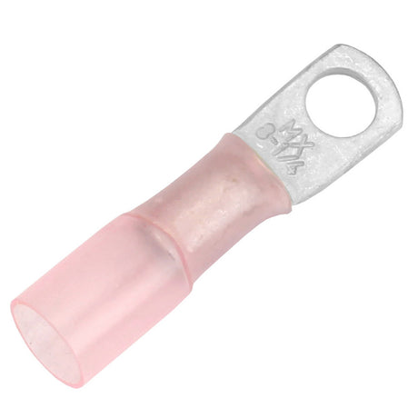 Pacer 8 AWG Heat Shrink Ring Terminal  14 Stud Size  25 Pack