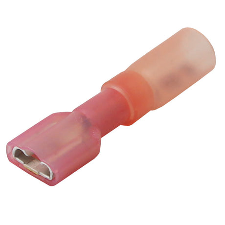 Pacer 2218 AWG Heat Shrink Female Disconnect  100 Pack