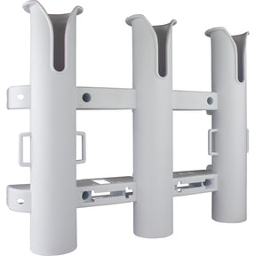 SeaDog Triple Threat Three Pole Rod Holder  White