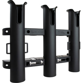 SeaDog Triple Threat Three Pole Rod Holder  Black