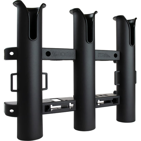 SeaDog Triple Threat Three Pole Rod Holder  Black