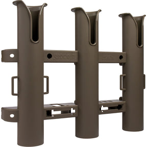SeaDog Triple Threat Three Pole Rod Holder  Flat Dark Earth