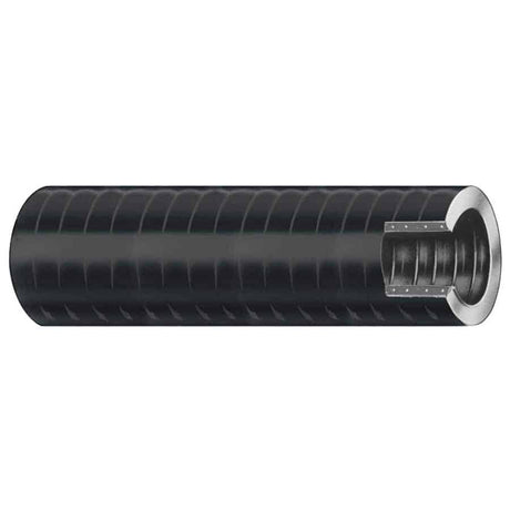 Trident Marine 118 VAC XHD Bilge  Live Well Hose  Hard PVC Helix  Black  Sold by the foot