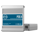 Iris Four Channel Uplink Power Over Ethernet Switch  IEEE8023af  3at Compliant  930VDC Input  48VDC Output