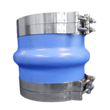 Trident Marine 4 ID Blue Silicone Molded Wet Exhaust Hump w4 TBolt Clamp