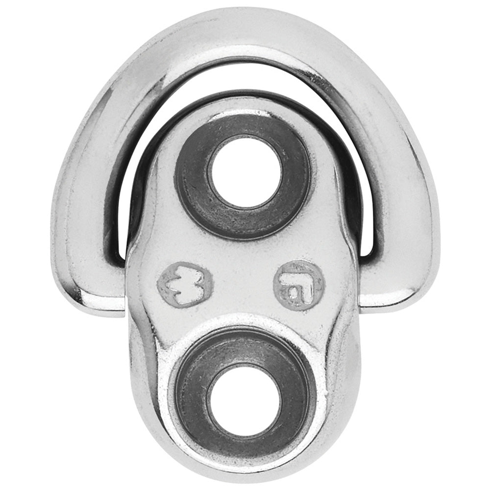 Wichard Folding Pad Eye  6mm Diameter 1564  2 Fixed Holes