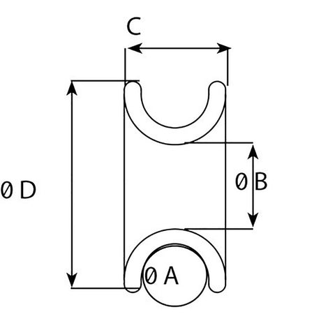 Wichard FRX25 Friction Ring  25mm 6364