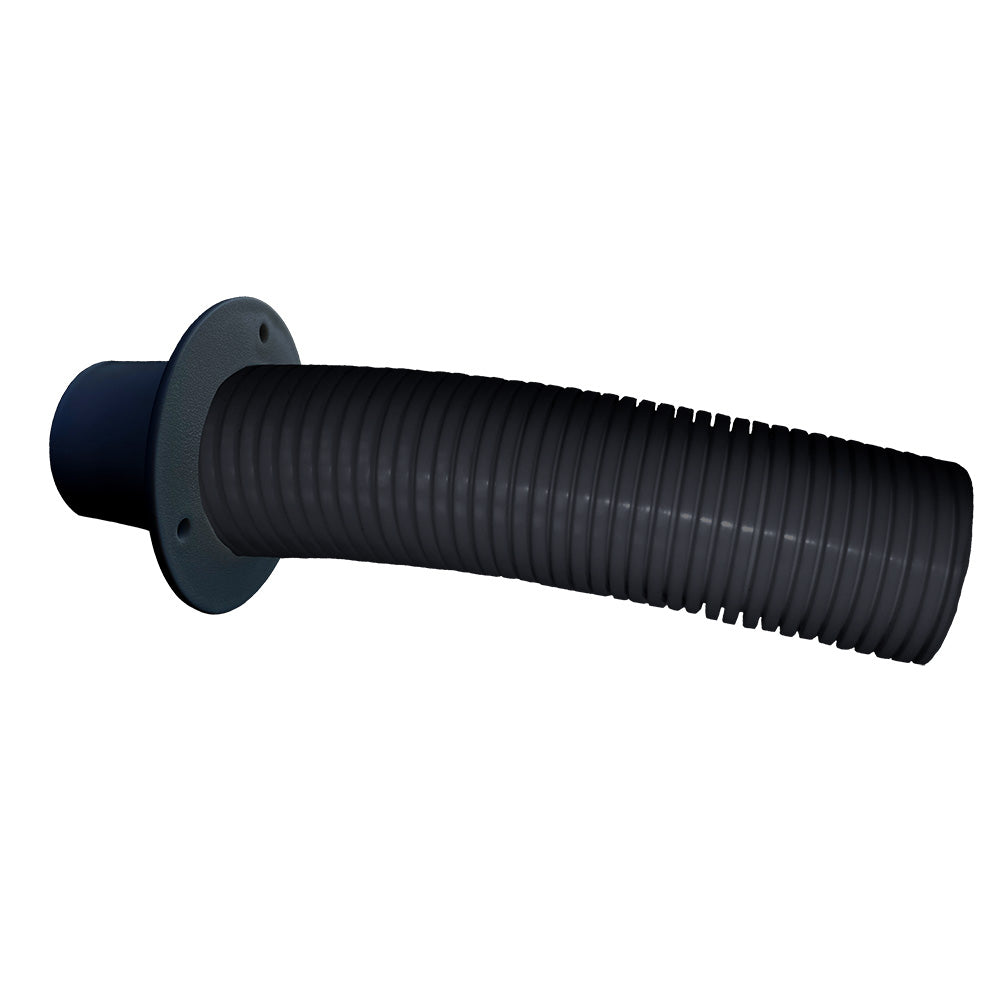 Trident Marine 10 Black Stern Flex Hose wTransom Flange