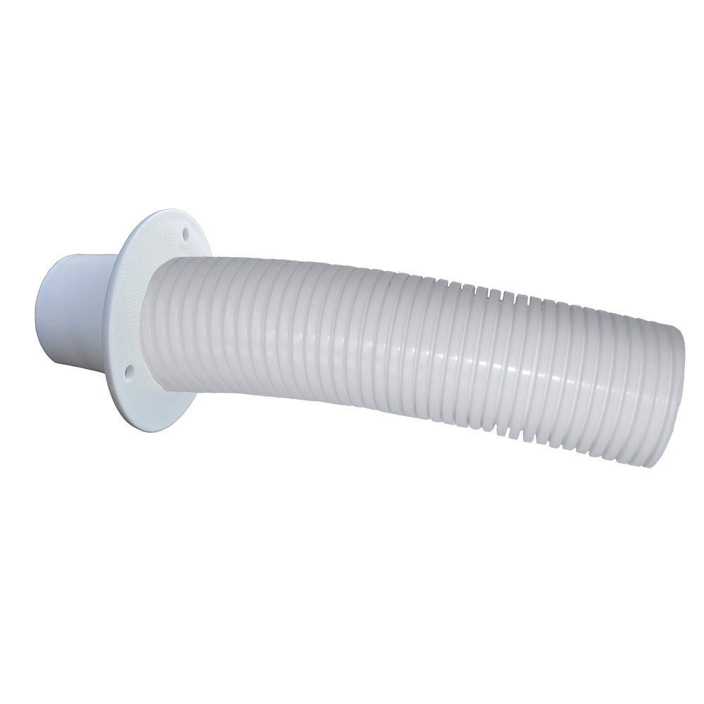 Trident Marine 10 White Stern Flex Hose wTransom Flange
