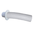 Trident Marine 4 White Stern Flex Hose wTransom Flange