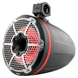 DS18 HYDRO 10 Neodymium Marine Towers wBuiltIn Passive Radiator 1 Driver  RGB LED Lights  900W  Black