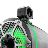 DS18 HYDRO 10 Neodymium Marine Towers wBuiltIn Passive Radiator 1 Driver  RGB LED Light  900W  Black