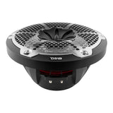 DS18 HYDRO 10 2Way Speakers wBullet Tweeter  Integrated RGB LED Lights  Black