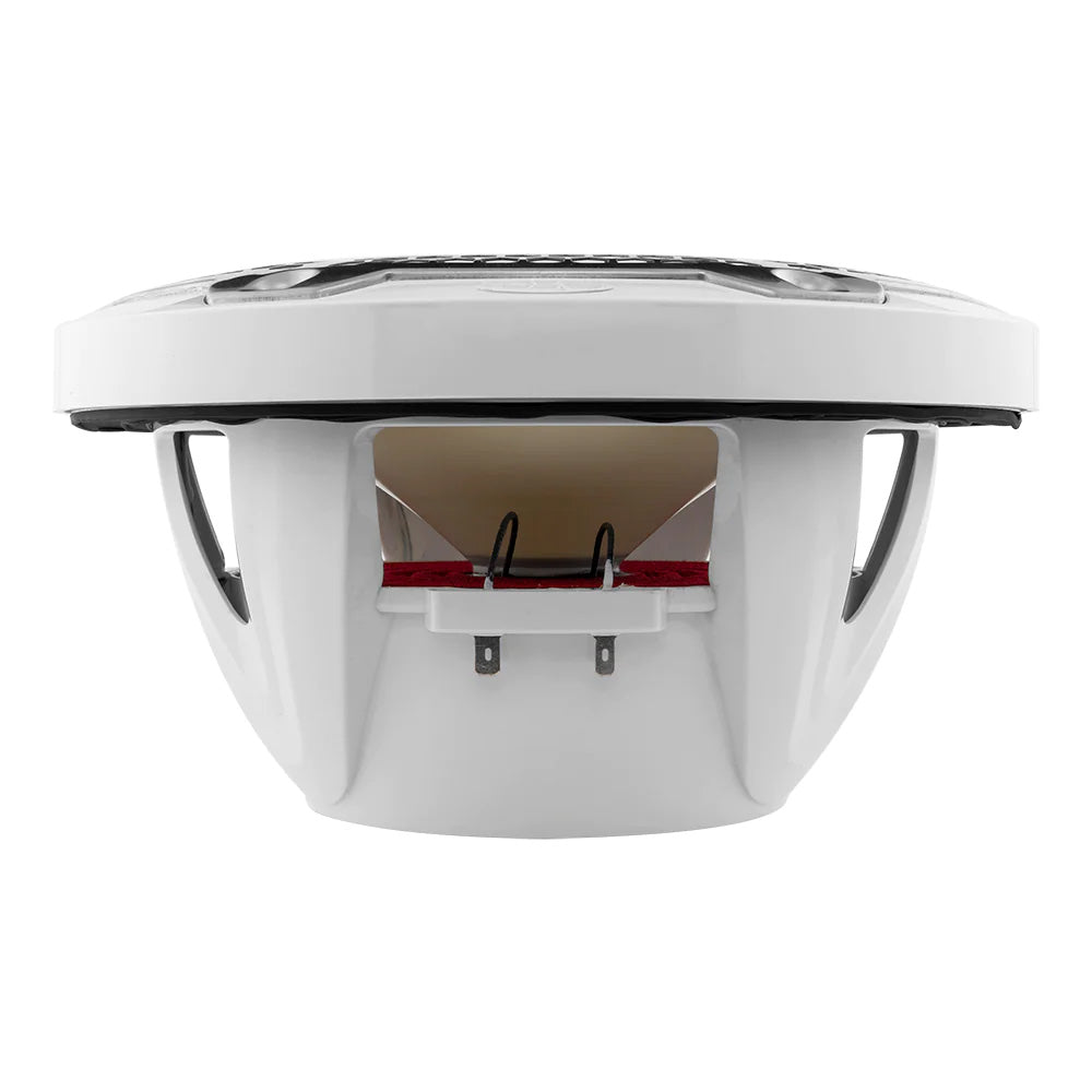 DS18 HYDRO 10 2Way Speakers wBullet Tweeter  Integrated RGB LED Lights  White