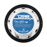 DS18 HYDRO 10 2Way Speakers wBullet Tweeter  Integrated RGB LED Lights  White