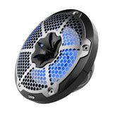 DS18 HYDRO 10 2Way Speakers wBullet Tweeter  Integrated RGB LED Lights  Carbon Fiber