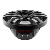 DS18 HYDRO 10 2Way Marine Speakers wBullet Tweeters  Integrated RGB LED Lights  Black